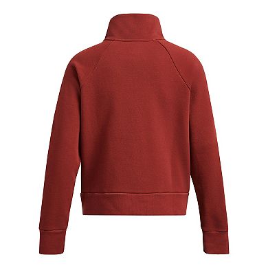 Women's Under Armour Rival Fleece Textured Half Zip Top