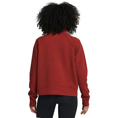 Women's Under Armour Rival Fleece Textured Half Zip Top