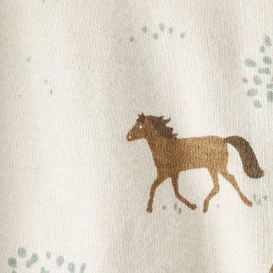 Baby Little Planet by Carter's Organic Cotton Wild Horses Sleep & Play