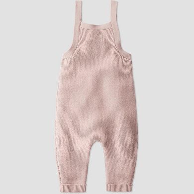 Baby Girl Little Planet by Carter's Organic Cotton Sweater Knit Overalls