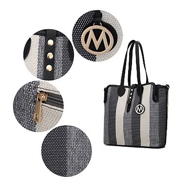 Mkf Collection Xenia Circular Print Tote Bag With Wallet By Mia K - 2 Pieces