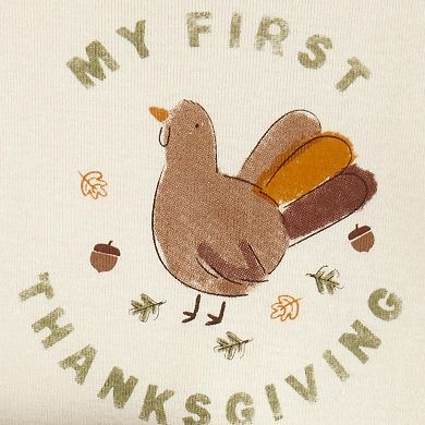 Baby Carter's 2-pc. "My First Thanksgiving" Bodysuit & Pant Set