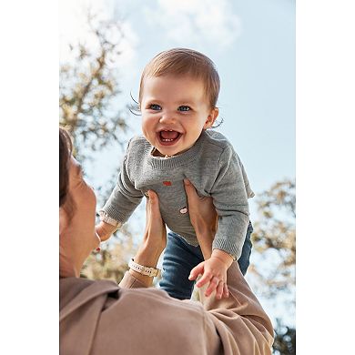 Baby Girl Carter's 2-pc. Apple Sweater & Denim Pant Set