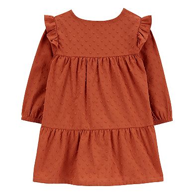 Baby Girl Carter's Cotton Flutter Dress