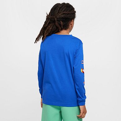 Nike Air Sportswear Big Kids' Long Sleeve Tee