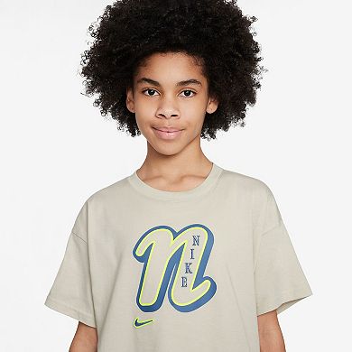 Girls 7-16 Nike "N" Graphic Tee