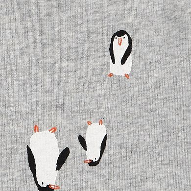 Baby Boy Carter's 4-Pack Long Sleeve Winter Animal Bodysuits