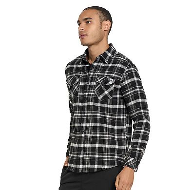 Men's Hurley Long Sleeve Button-Up Flannel Shirt