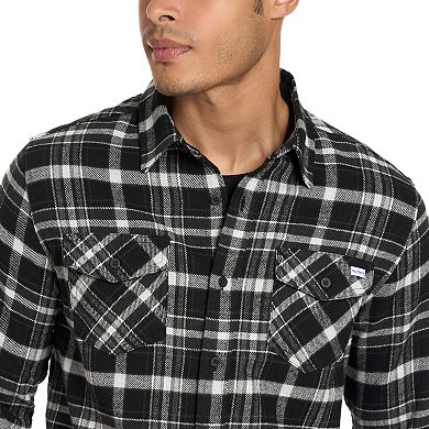 Men's Hurley Long Sleeve Button-Up Flannel Shirt