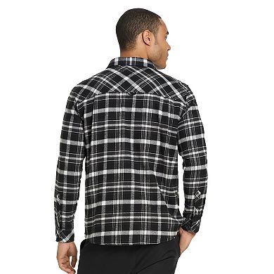 Men's Hurley Long Sleeve Button-Up Flannel Shirt