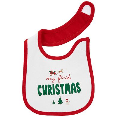 Baby Carter's My First Christmas Teething Bib