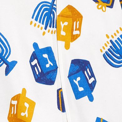 Baby Carter's Hanukkah 2-Way Zip Cotton Sleep & Play