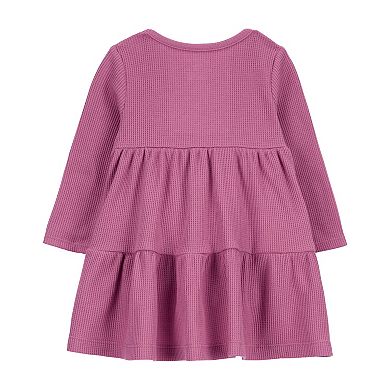 Baby Girl Carter's Tiered Thermal Dress