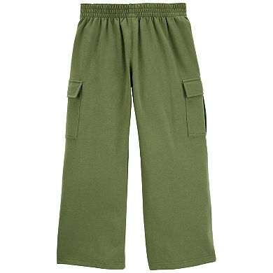 Girls 4-14 Carter's Pull-On French Terry Cargo Pants