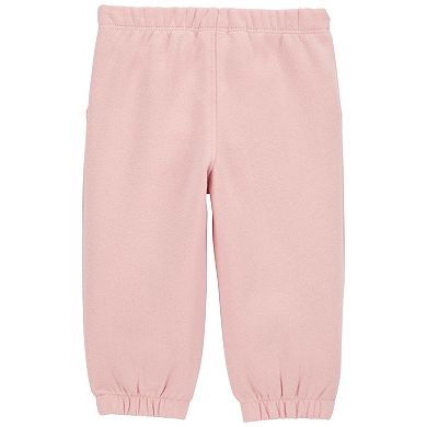 Baby Girl Carter's Pull-On Fleece Joggers