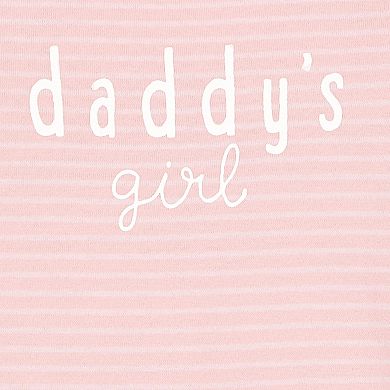 Baby Girl Carter's Daddy's Girl Striped Collectible Bodysuit