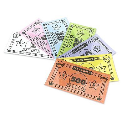 Play Money For Kids, 455 Bills Board Game Props Pretend Toy Money For Learning