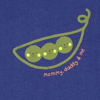 Baby Boy Carter's Mommy, Daddy & Me Peas Collectible Bodysuit