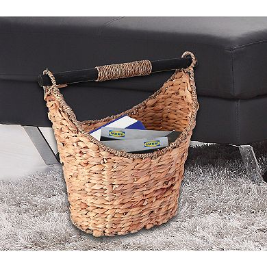 Rustic Toilet Paper Holder - Magazine Basket