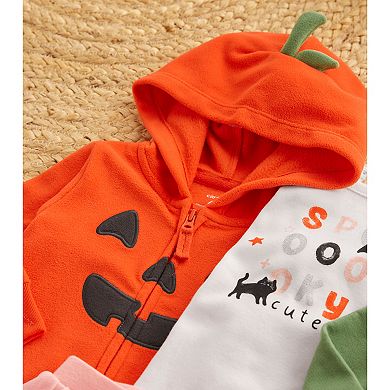 Baby Carter's Halloween Jack-O-Lantern Hooded Jumpsuit