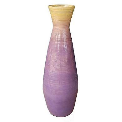 Tall Bamboo Floor Vase