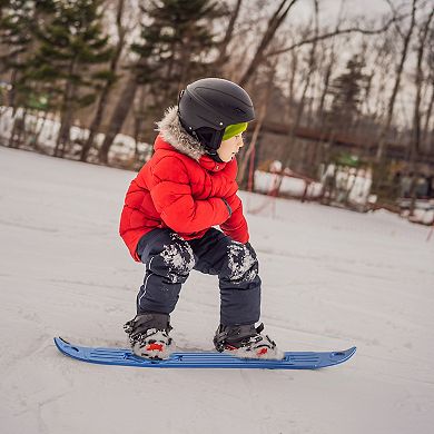 Kids Plastic Outdoor Snowboard Ice Sled, Single-Person, Kids over 5 Years