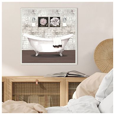 Brick Bath I By Elizabeth Medley Framed Canvas Wall Art Print