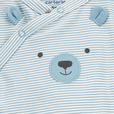 Baby Carter's Bear Snap-Up Cotton Sleep & Play