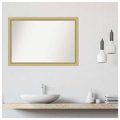 Landon Narrow Non-beveled Bathroom Wall Mirror