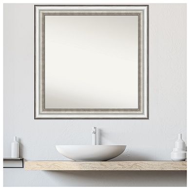 Salon Non-beveled Bathroom Wall Mirror
