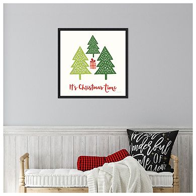 Merry Everything Iv Script By Mercedes Lopez Charro Framed Canvas Wall Art Print