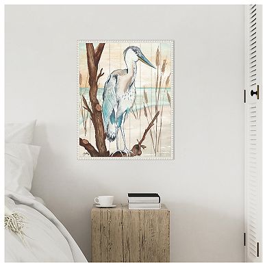Heron On Branch I By Elizabeth Medley Framed Canvas Wall Art Print