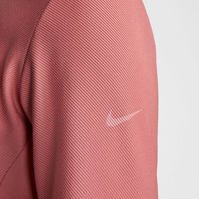 Women's Nike One Ribbed Full-Zip Mid Layer Top