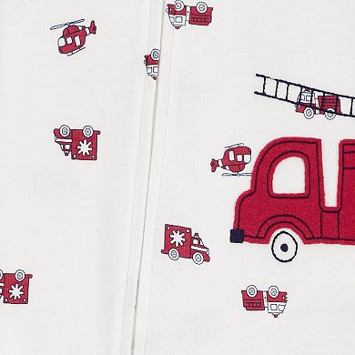 Baby & Toddler Boy Carter's Firetruck Snug Fit Cotton Footed Pajamas