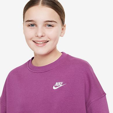 Girls 7-16 Nike Sportswear Club Fleece Crewneck Sweatshirt