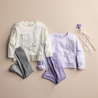 Toddler Girl Carter's Ballet Pullover