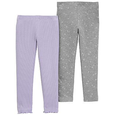 Toddler Girl Carter's 2-Pack Glitter Leggings