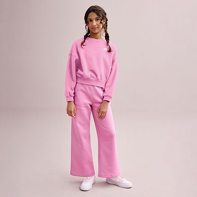 Girls 7-16 Nike Sportswear Club Fleece Wide-Leg Pants