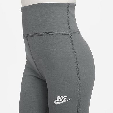 Girls 7-16 Nike Classics High-Waisted Flared Leggings