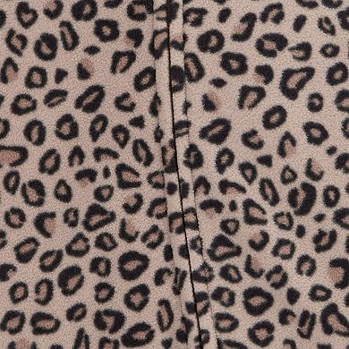 Baby Girl Carter's Leopard Zip-Up Fleece Sleep & Play