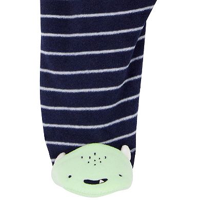 Baby Boy Carter's Monster Fleece Zip-Up Sleep & Play