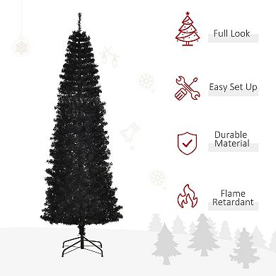 Artificial Christmas Tree 7' Indoor Realistic Holiday Decoration, 818 Tips