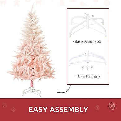 7' Artificial Christmas Tree Indoor Realistic Holiday Decoration, 1000 Tips