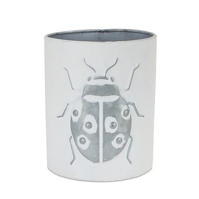 Brushed Metal Insect Pot (set of 3)