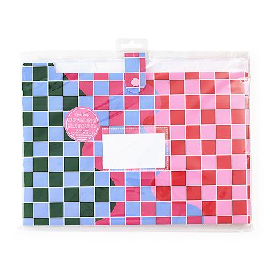 Packed Party Daisy Print Accordion Folder