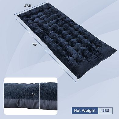 Camping Cot Pads With Soft And Breathable Crystal Velvet