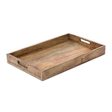 Decorative Wooden Tray (Set of 2)