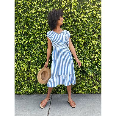 Women's Sonoma Goods For Life® Smocked Waist Midi Dress