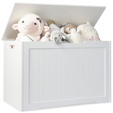 Wooden Toy Box Kids Storage Chest Bench