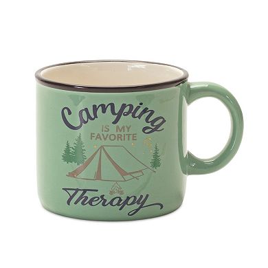 Ceramic Camping And Adventure Mug (set Of 6)